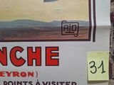 a poster with a picture of a plane in the sky
