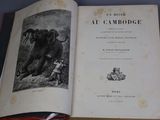 an open book with a picture of an elephant on it