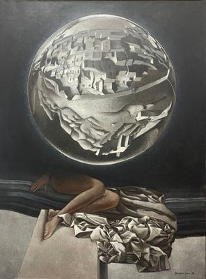 Jacques JOOS (1945-2021), "Le Songe" 1978, huile sur toile, …