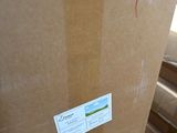 a cardboard box that has a price tag on it
