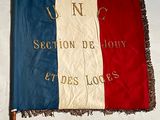 a flag that is hanging on the wall