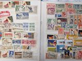 a book with a lot of stamps on it