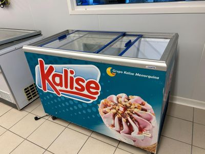 an image of a large ice cream machine in a kitchen