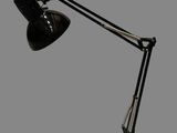 an image of a desk lamp with a black shade on it