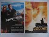 deux affiches du film *Desperate Hours* et *The Sun Chaser*