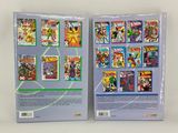the back and front covers of a comic book, with a green arrow pointing to the cover