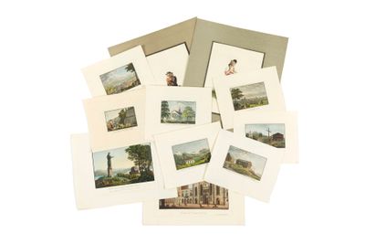* Vues de Suisse. Vers 1825. Eau-forte et aquatinte par Fuma…