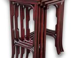 an image of a set of three nesting tables with a wooden top