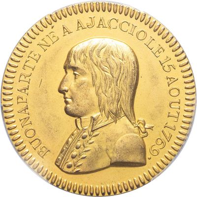an image of a gold coin with a portrait of a man on it