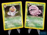 two pokemon cards are shown on a black background