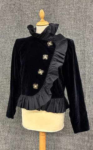 YVES SAINT LAURENT Rive Gauche – Élégante Veste blazer en velours...