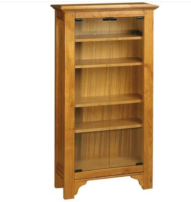 Meuble vitrine CD-DVD en chêne massif Dimensions (L x l x h …