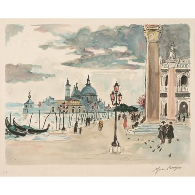Yves BRAYER (1907-1990) Venise
