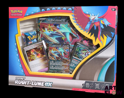 a box with a bunch of cards in it
