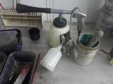 a table with a lot of tools on it