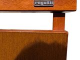 an image of a wooden chair with a wooden seat