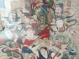 a picture of a painting on the wall of a room