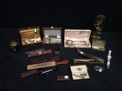 a lot of items that are sitting on a table