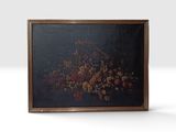 une image d'une photo d'un tableau représentant des fleurs posées sur une table
