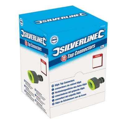 Lot de 50 - SILVERLINE - Connecteurs de robinet 3/4 pouce - …