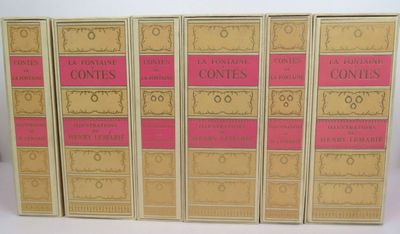 six books in a row on a white surface with pink covers