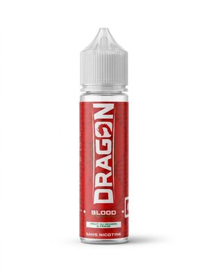 une bouteille contenant un liquide rouge sur fond blanc