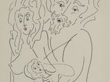 an image of a drawing of a woman holding a baby in her arms
