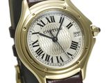 an image of a close up of a wrist watch with roman numerals