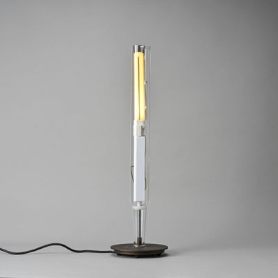 an image of a lamp that is on top of a table