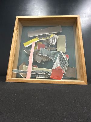 JEFF W. (XXIe siècle) Composition abstraite, assemblage et c…