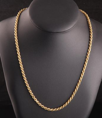 Chaîne de montre en or jaune 18 carats - Photo 1