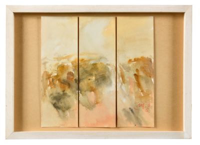 T’ANG HAYWEN (1927-1991) Composition (triptyque), vers 1990