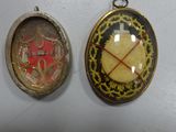 two lockes that are sitting next to each other