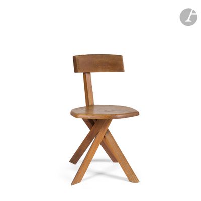 an image of a wooden chair with a wooden seat on a white background