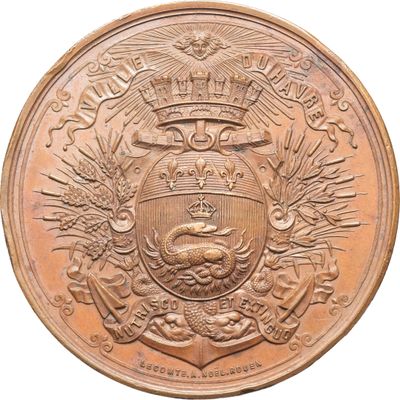 une image représentant une médaille de bronze surmontée d'une couronne