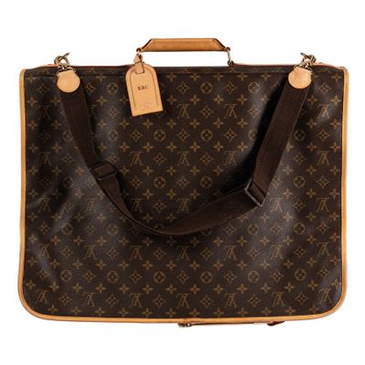 Porte-documents Louis Vuitton en toile Monogram et cuir
