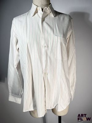 RAO - Chemise en coton rayée à manches longues - Taille 42 -…