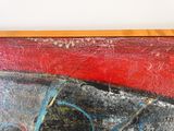 a picture of a painting on the wall of a room