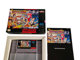 two nintendo games in a box on a white surface