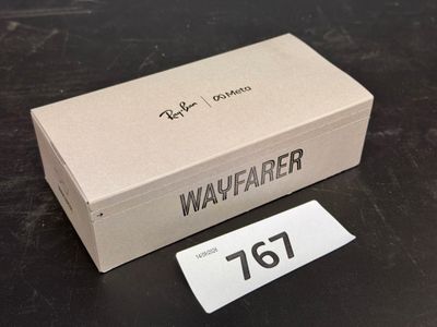a box with a tag on it sitting on a table