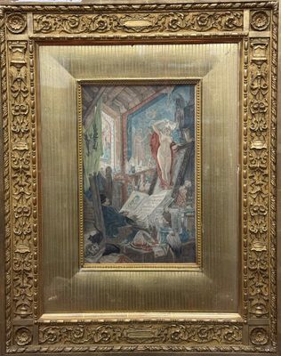 Félicien ROPS (1833-1898) L'incantation