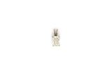 an image of a single diamond pendant on a white background