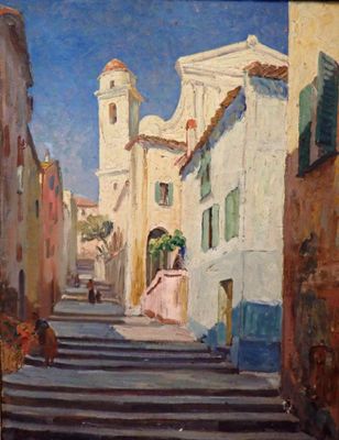 Felix Pierre MANGIAPAN (1884-?) Eglise du Midi (Saint Michel…