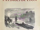 On voit ici la couverture du livre « Paysages de Lyon ».