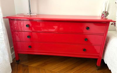 Carlo de CARLI (1910 - 1999) Paire de commodes en bois laqué…