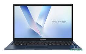 L'ordinateur portable ASUS VivoBook est ouvert sur un fond blanc.