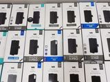 many boxes of cell phones sitting on a table