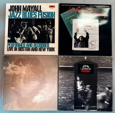 quatre albums de jazz-blues-fusion de John Mayall, enregistrés à Boston et à New York