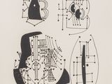 an image of a black and white drawing of different shapes