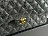 chanel black quilted lambskin flap bag with gold hardware